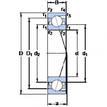 ตลับลูกปืน 7009 CD/HCP4A SKF