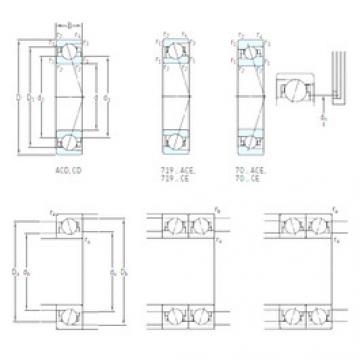 ตลับลูกปืน 71908 ACD/P4A SKF