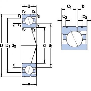 ตลับลูกปืน 7016 CD/P4AL SKF