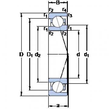 ตลับลูกปืน 71900 CE/P4A SKF