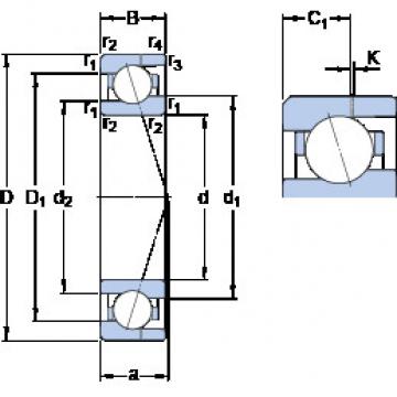 ตลับลูกปืน 71900 ACE/HCP4AH SKF