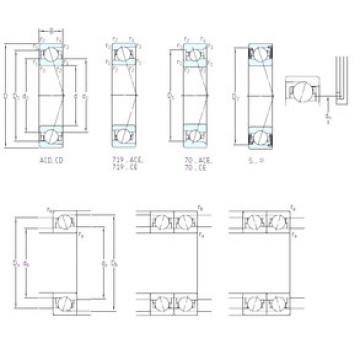 ตลับลูกปืน S7005 CE/HCP4A SKF