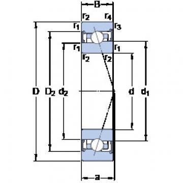 ตลับลูกปืน S7015 CB/HCP4A SKF