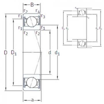 ตลับลูกปืน S71903 CE/HCP4A SKF