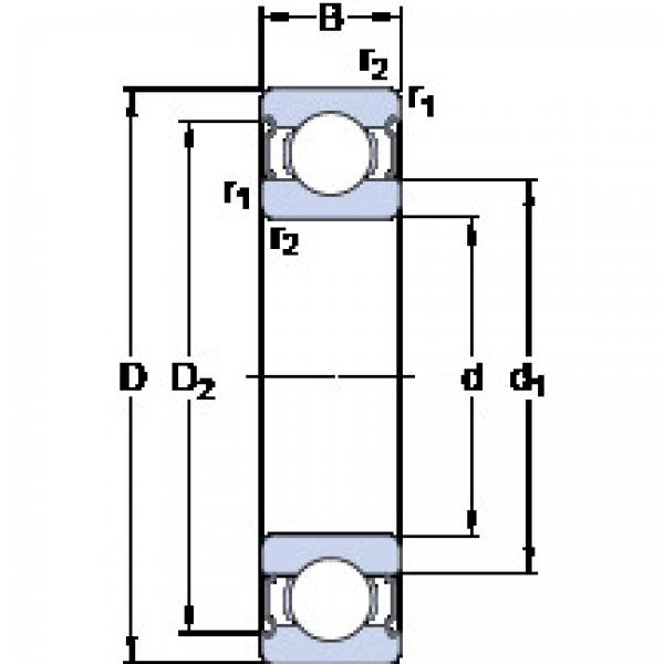 ตลับลูกปืน 6322-2Z SKF #1 image