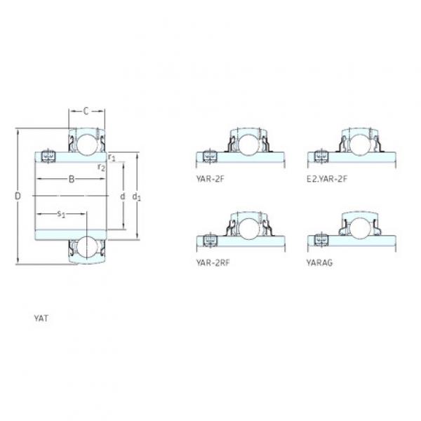 ตลับลูกปืน YAR207-107-2RF/VE495 SKF #1 image