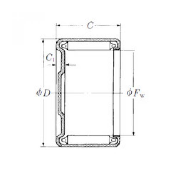 ตลับลูกปืน M-1071 NSK #1 image