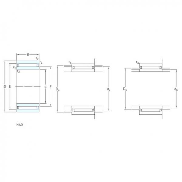 ตลับลูกปืน NAO15x28x13 SKF #1 image