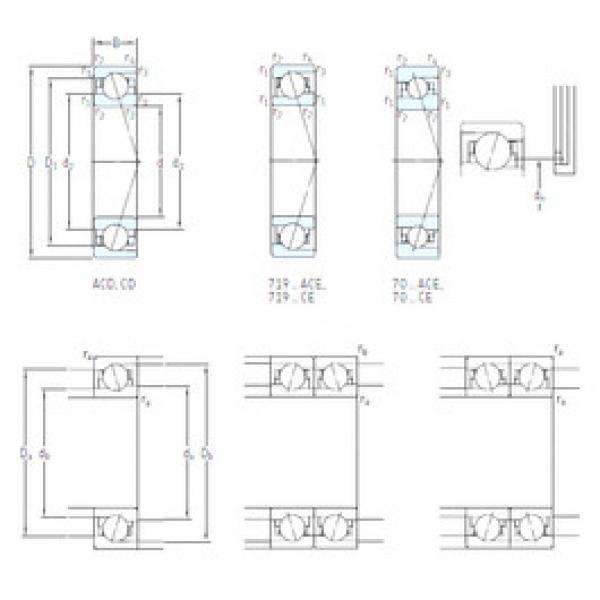 ตลับลูกปืน 71814 ACD/P4 SKF #1 image