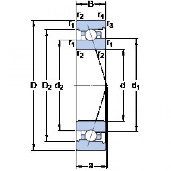 ตลับลูกปืน 7013 ACB/P4A SKF #1 image