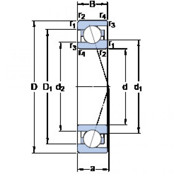 ตลับลูกปืน 71918 CE/P4A SKF #1 image