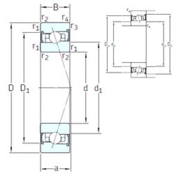 ตลับลูกปืน HB110 /S/NS 7CE3 SNFA #1 image