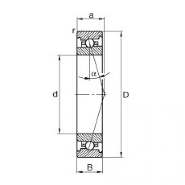 ตลับลูกปืน HS71904-C-T-P4S FAG #1 image