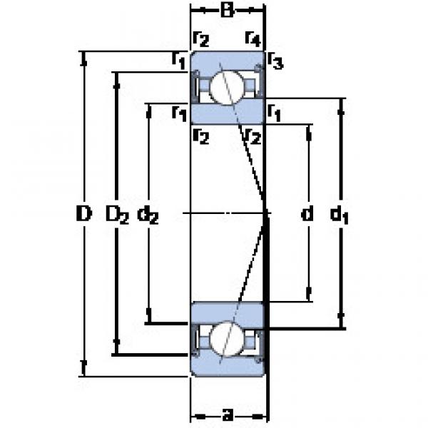 ตลับลูกปืน S7003 ACE/P4A SKF #1 image