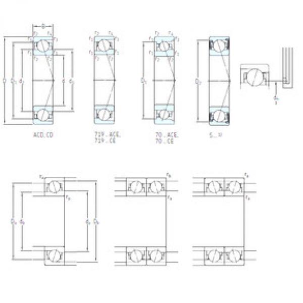 ตลับลูกปืน S7005 CE/HCP4A SKF #1 image