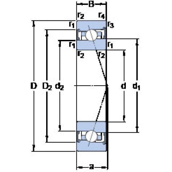 ตลับลูกปืน S7011 ACB/P4A SKF #1 image