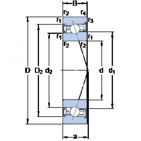 ตลับลูกปืน S7009 FW/HC SKF #1 image