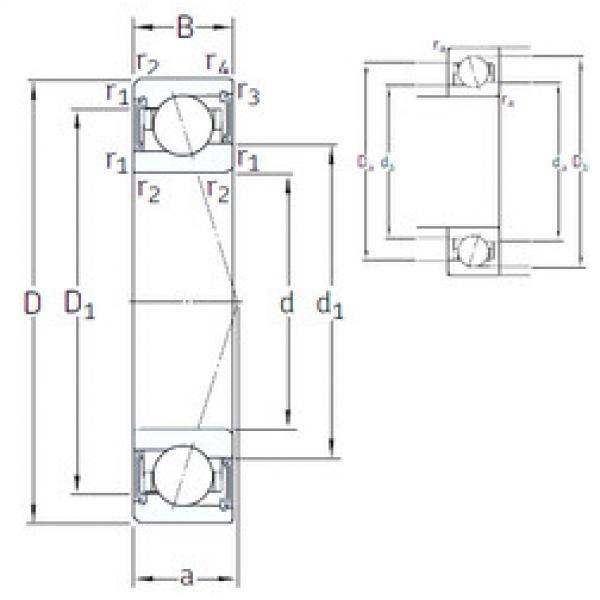 ตลับลูกปืน S71903 CE/HCP4A SKF #1 image