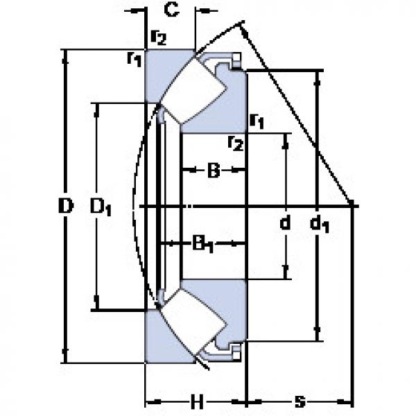 ตลับลูกปืน 29468 E SKF #1 image