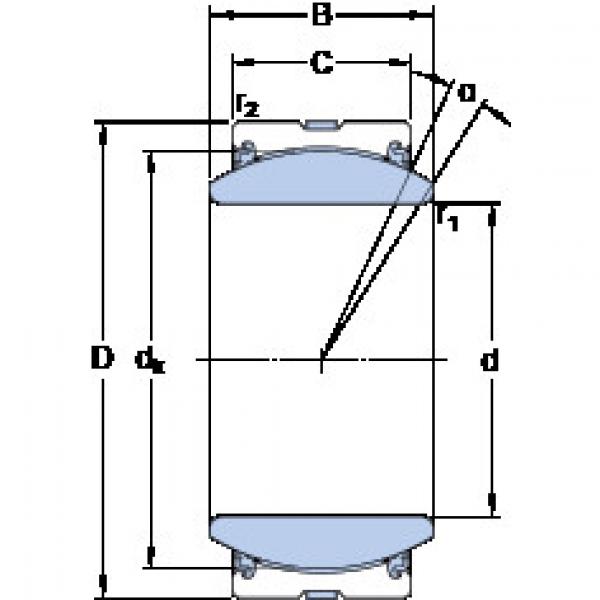 ตลับลูกปืน GEZ 600 TXA-2LS SKF #1 image